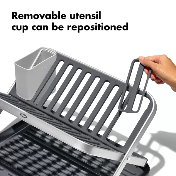 OXO Good Grips Extendable Over-The-Sink Aluminum Dish Rack