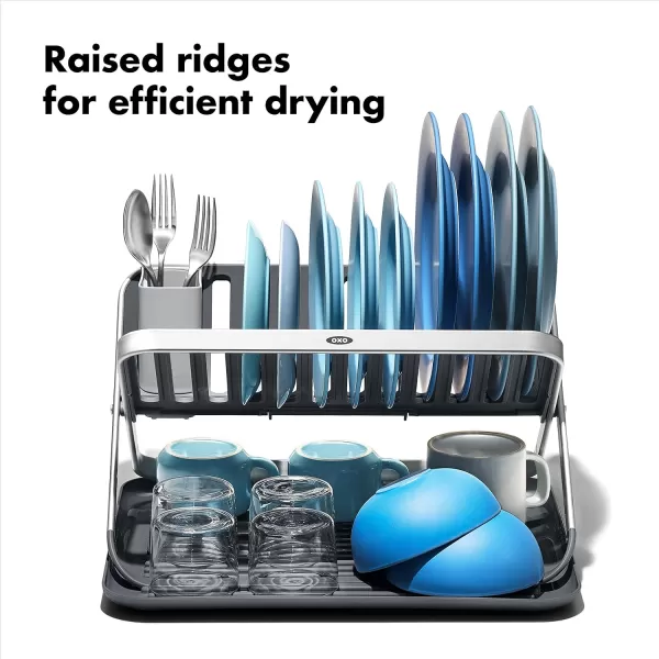 OXO Good Grips Extendable Over-The-Sink Aluminum Dish Rack