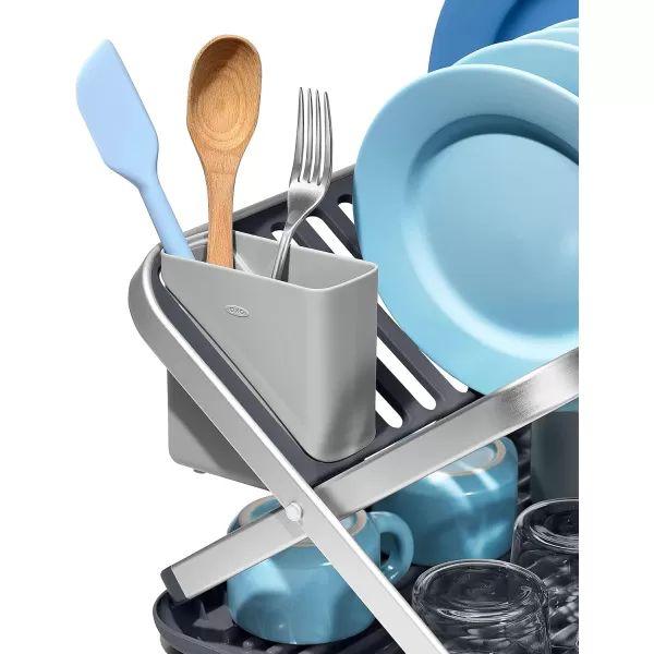 OXO Good Grips Extendable Over-The-Sink Aluminum Dish Rack