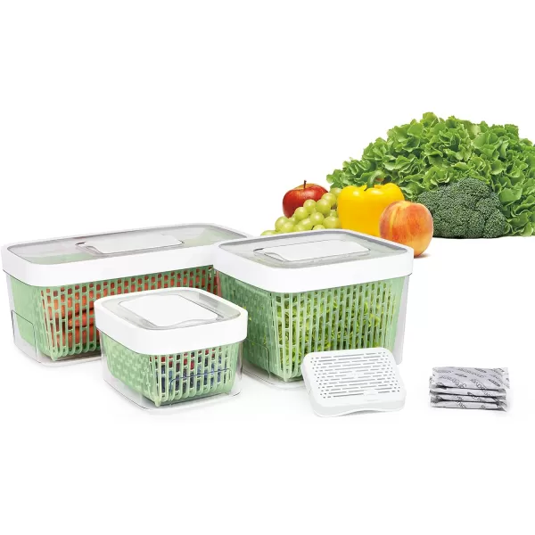 OXO Good Grips GreenSaver Produce Keeper - 4.3 Qt,White