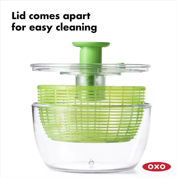 OXO Good Grips Large Salad Spinner - 6.22 Qt., White