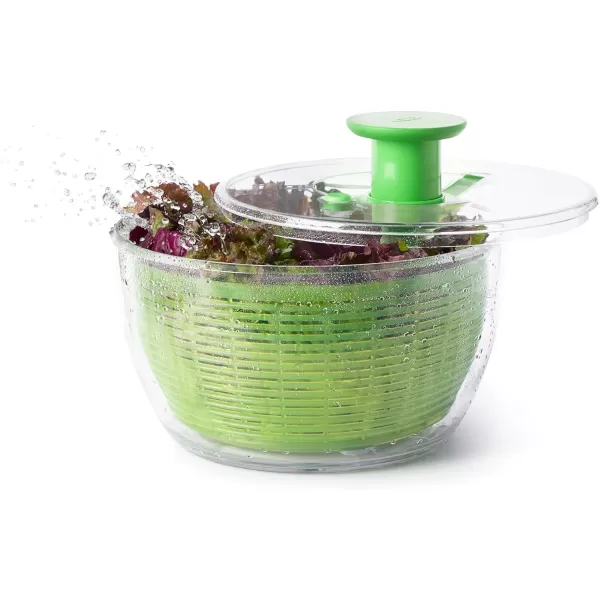 OXO Good Grips Large Salad Spinner - 6.22 Qt., White