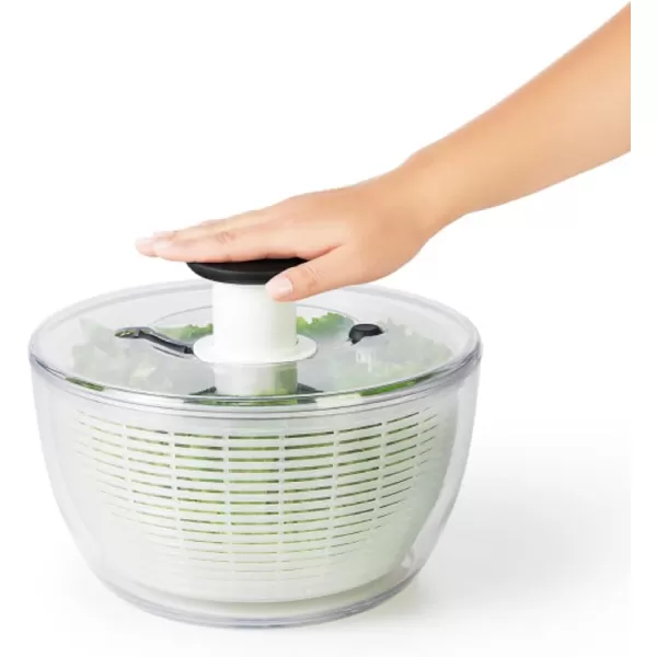 OXO Good Grips Large Salad Spinner - 6.22 Qt., White