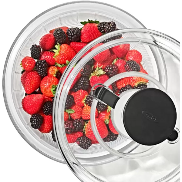 OXO Good Grips Large Salad Spinner - 6.22 Qt., White