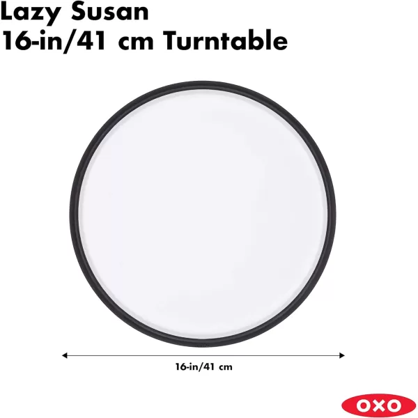 OXO Good Grips Lazy Susan Turntable, 11-Inch,White)