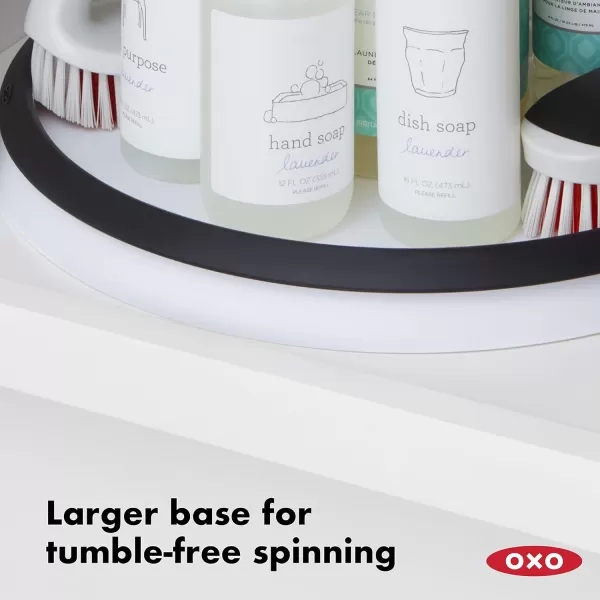 OXO Good Grips Lazy Susan Turntable, 11-Inch,White)