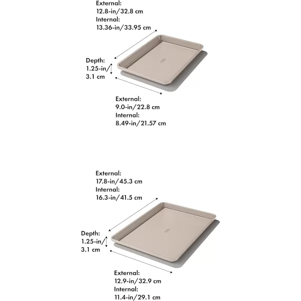 OXO Good Grips Non-Stick Pro Cake Pan Square 9 x 9 Inch, brown