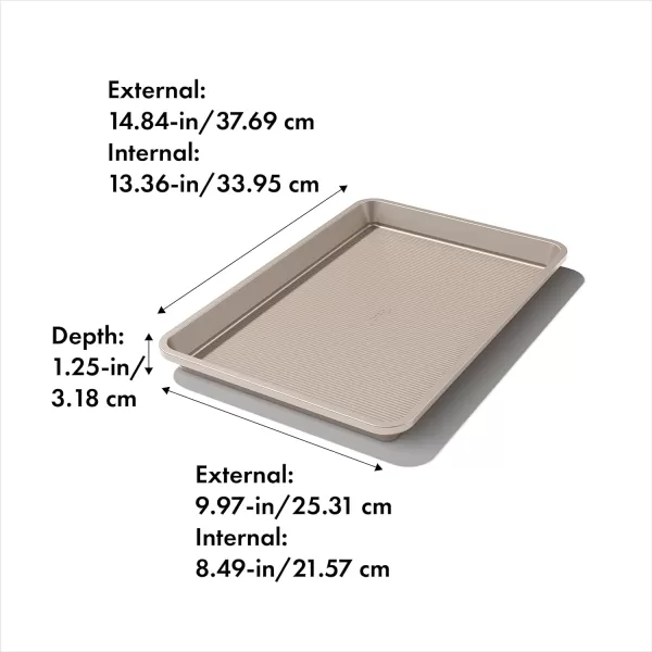 OXO Good Grips Non-Stick Pro Cake Pan Square 9 x 9 Inch, brown