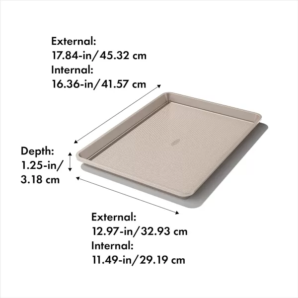 OXO Good Grips Non-Stick Pro Cake Pan Square 9 x 9 Inch, brown