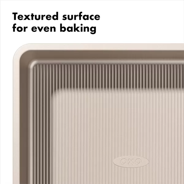 OXO Good Grips Non-Stick Pro Cake Pan Square 9 x 9 Inch, brown