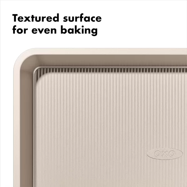OXO Good Grips Non-Stick Pro Cake Pan Square 9 x 9 Inch, brown