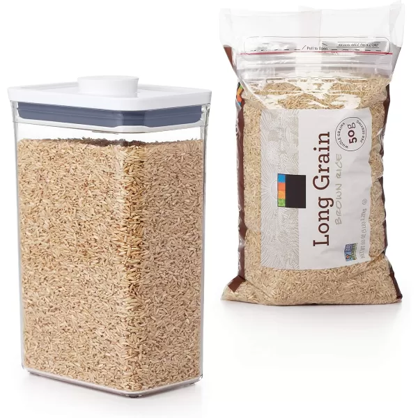 OXO Good Grips POP Container, 1.2 Qt - Rectangle - Pasta, Transparent
