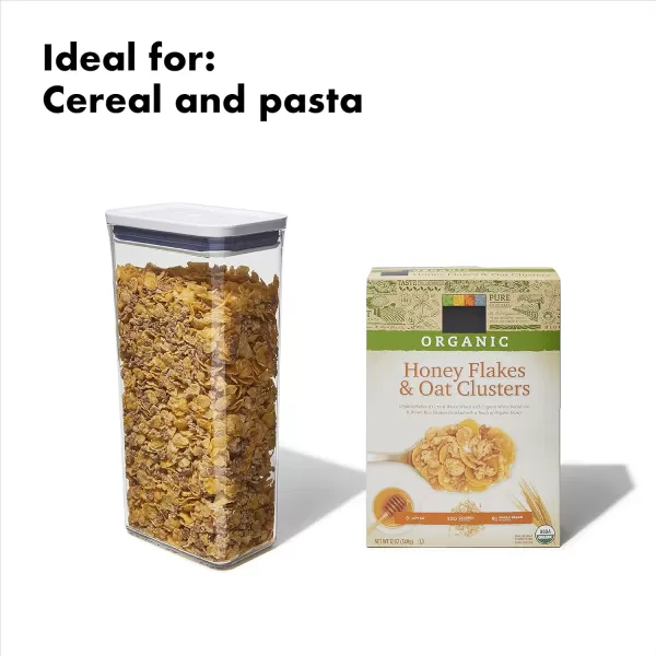 OXO Good Grips POP Container, 1.2 Qt - Rectangle - Pasta, Transparent