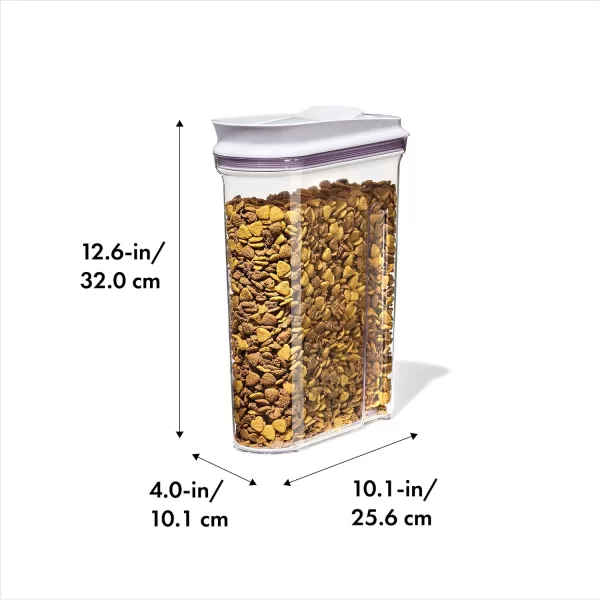 OXO Good Grips Pet POP Container – 3.0 Qt/2.8 L | Ideal for up to 2lbs of treats | Airtight Dog and Cat Food Storage Container | BPA Free