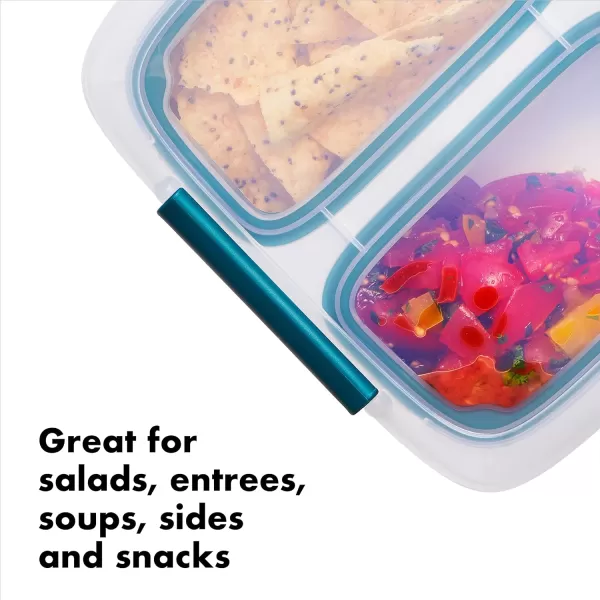 OXO Good Grips Prep &amp; Go 20 Piece Set | Leakproof Food Storage | Ideal for leftovers, meal prep and work lunches | BPA Free | Microwave Safe | Dishwasher Safe | Freezer Safe | Odor and Stain Resistant
