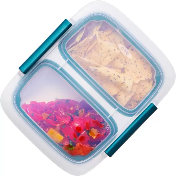 OXO Good Grips Prep &amp; Go 20 Piece Set | Leakproof Food Storage | Ideal for leftovers, meal prep and work lunches | BPA Free | Microwave Safe | Dishwasher Safe | Freezer Safe | Odor and Stain Resistant