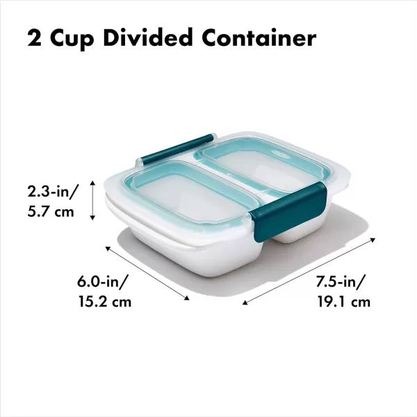 OXO Good Grips Prep &amp; Go 4.3 Cups/1.02 L Sandwich Container | Leakproof Food Storage | Ideal for sandwiches and leftovers | BPA Free | Microwave and Dishwasher Safe | Freezer Safe | Stain Resistant