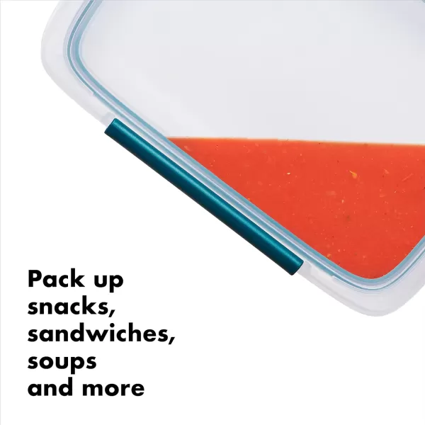 OXO Good Grips Prep &amp; Go 4.3 Cups/1.02 L Sandwich Container | Leakproof Food Storage | Ideal for sandwiches and leftovers | BPA Free | Microwave and Dishwasher Safe | Freezer Safe | Stain Resistant