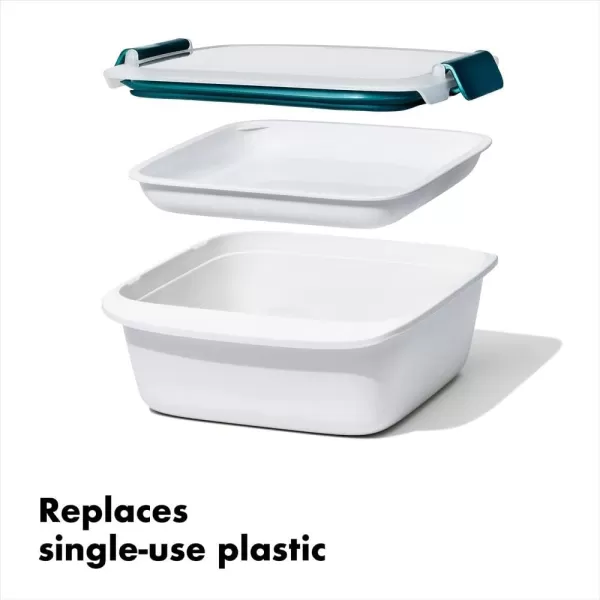 OXO Good Grips Prep &amp; Go 4.3 Cups/1.02 L Sandwich Container | Leakproof Food Storage | Ideal for sandwiches and leftovers | BPA Free | Microwave and Dishwasher Safe | Freezer Safe | Stain Resistant