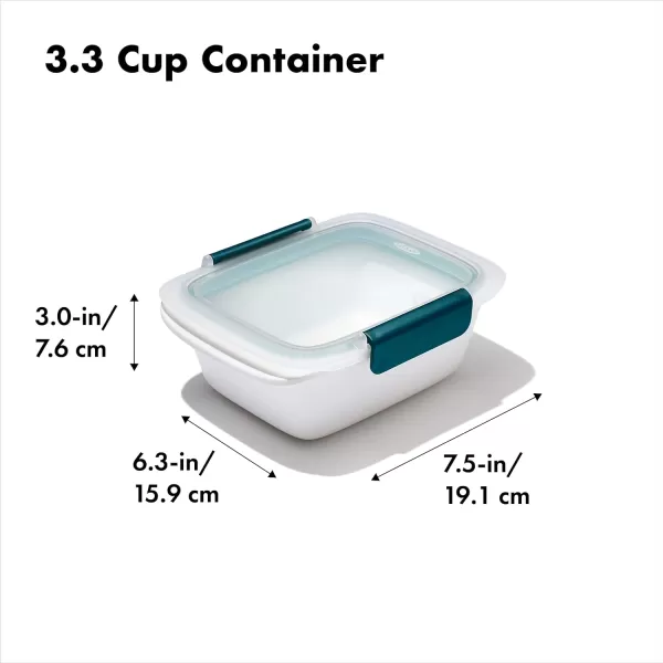 OXO Good Grips Prep &amp; Go 4.3 Cups/1.02 L Sandwich Container | Leakproof Food Storage | Ideal for sandwiches and leftovers | BPA Free | Microwave and Dishwasher Safe | Freezer Safe | Stain Resistant