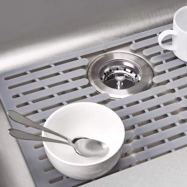 OXO Good Grips Silicone Sink Mat - Large,Silver