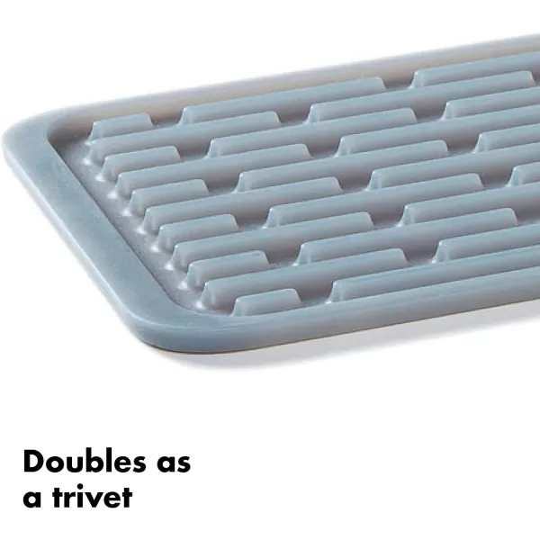 OXO Good Grips Silicone Stemware Drying Mat, Gray
