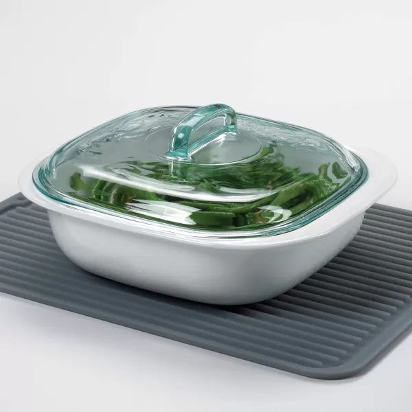 OXO Good Grips Silicone Stemware Drying Mat, Gray