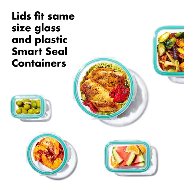 OXO Good Grips Smart Seal Leakproof Plastic Food Storage Container Set