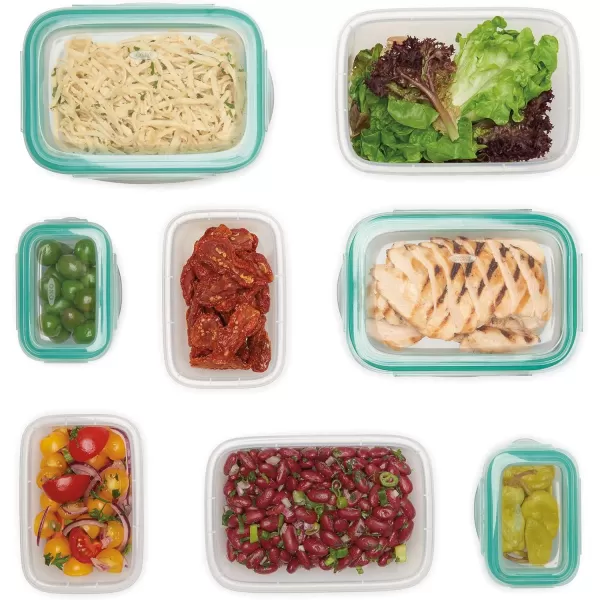 OXO Good Grips Smart Seal Leakproof Plastic Food Storage Container Set