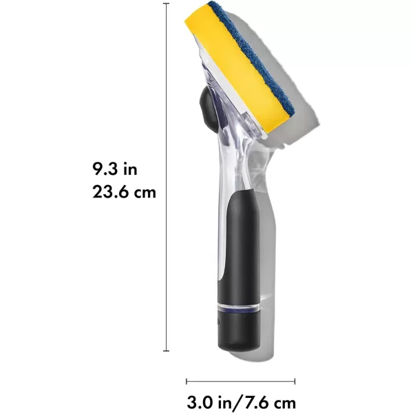 OXO NEW Good Grips Soap Dispensing Dish Scrub​, Yellow
