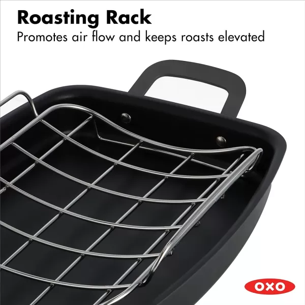 OXO Obsidian Pre-Seasoned Carbon Steel, 8" Frying Pan Skillet with Removable Silicone Handle Holder, Induction, Oven Safe, 1.8 Liters, Black