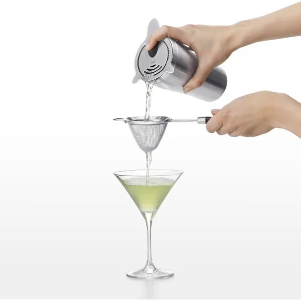 OXO SteeL Fine Mesh Cocktail Strainer, 3-inch,Stainless Steel