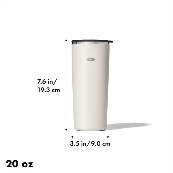 OXO Strive 20oz Insulated Tumbler with Sliding Lid - Onyx