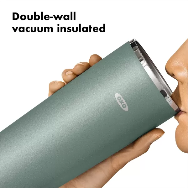 OXO Strive 20oz Insulated Tumbler with Sliding Lid - Onyx