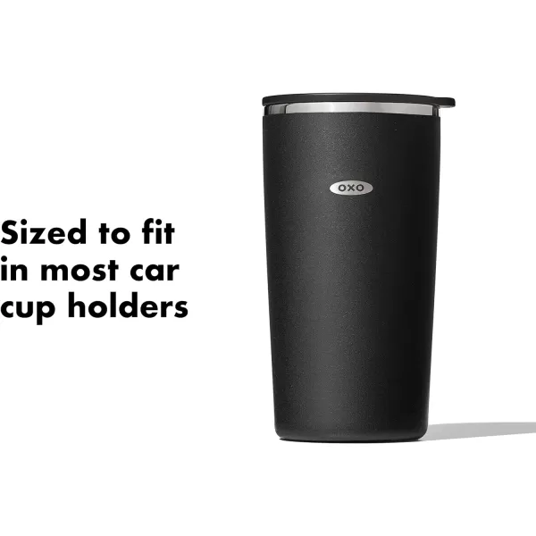 OXO Strive 20oz Insulated Tumbler with Sliding Lid - Onyx