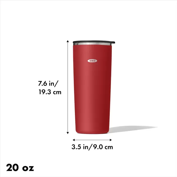 OXO Strive 20oz Insulated Tumbler with Sliding Lid - Onyx