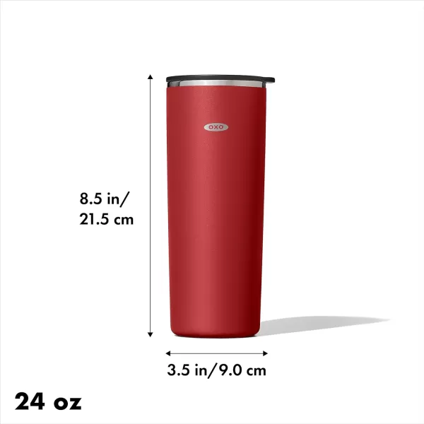 OXO Strive 20oz Insulated Tumbler with Sliding Lid - Onyx