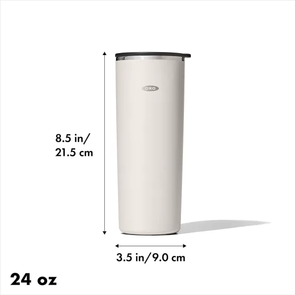 OXO Strive 20oz Insulated Tumbler with Sliding Lid - Onyx