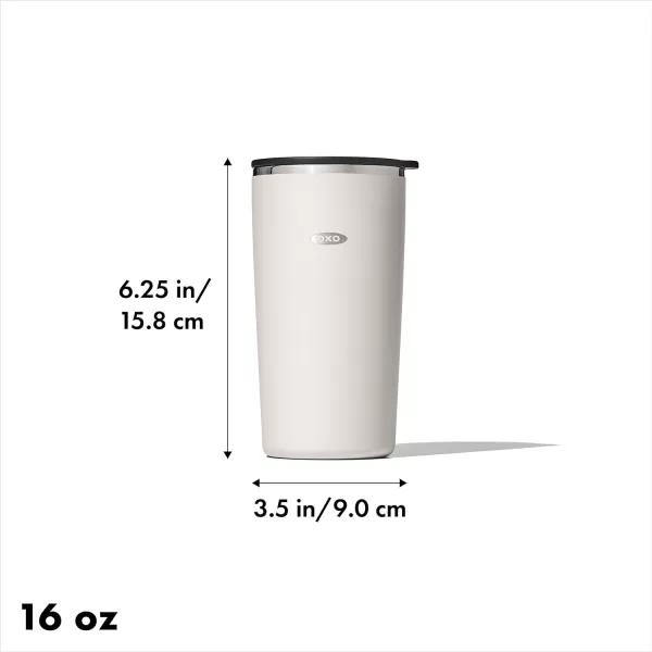 OXO Strive 20oz Insulated Tumbler with Sliding Lid - Onyx