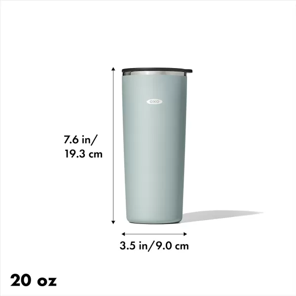OXO Strive 20oz Insulated Tumbler with Sliding Lid - Onyx