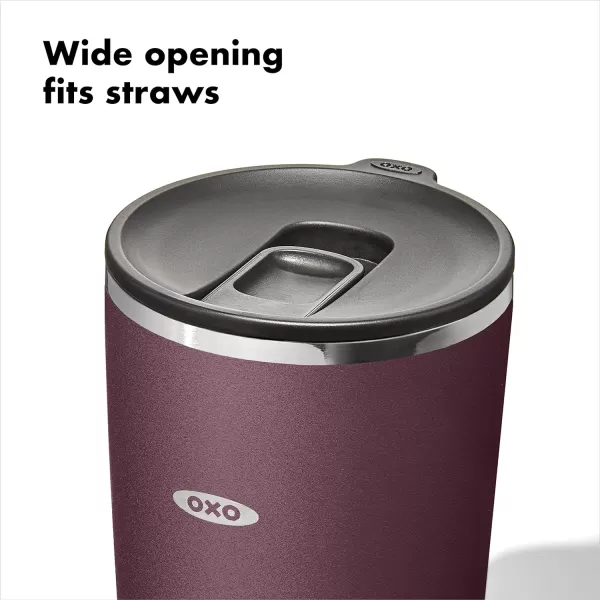 OXO Strive 20oz Insulated Tumbler with Sliding Lid - Onyx