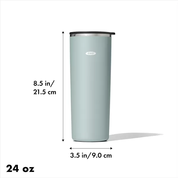 OXO Strive 20oz Insulated Tumbler with Sliding Lid - Onyx