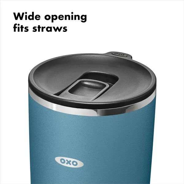 OXO Strive 20oz Insulated Tumbler with Sliding Lid - Onyx