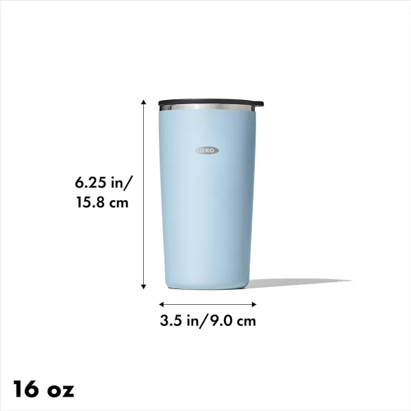 OXO Strive 20oz Insulated Tumbler with Sliding Lid - Onyx