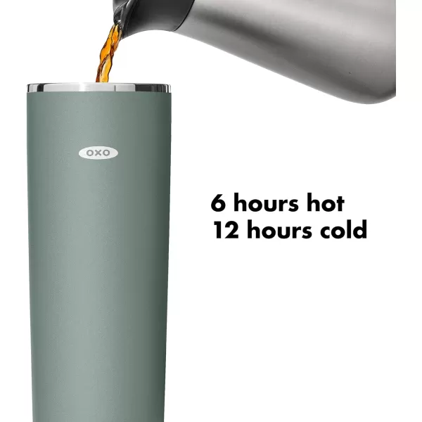 OXO Strive 20oz Insulated Tumbler with Sliding Lid - Onyx