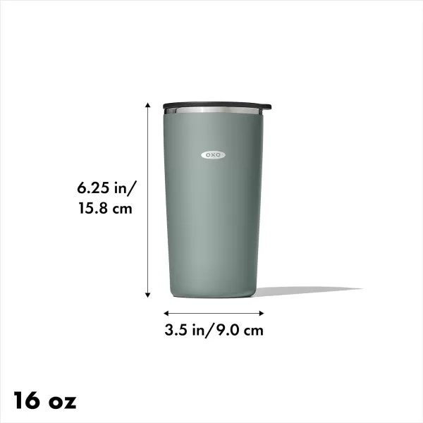 OXO Strive 20oz Insulated Tumbler with Sliding Lid - Onyx