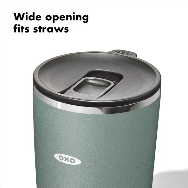 OXO Strive 20oz Insulated Tumbler with Sliding Lid - Onyx