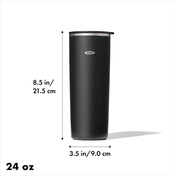 OXO Strive 20oz Insulated Tumbler with Sliding Lid - Onyx