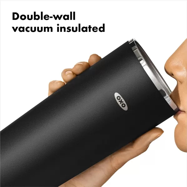 OXO Strive 20oz Insulated Tumbler with Sliding Lid - Onyx
