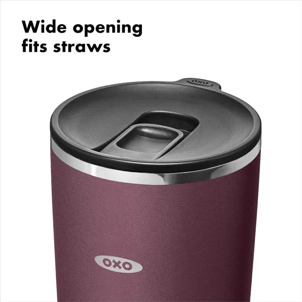 OXO Strive 20oz Insulated Tumbler with Sliding Lid - Onyx